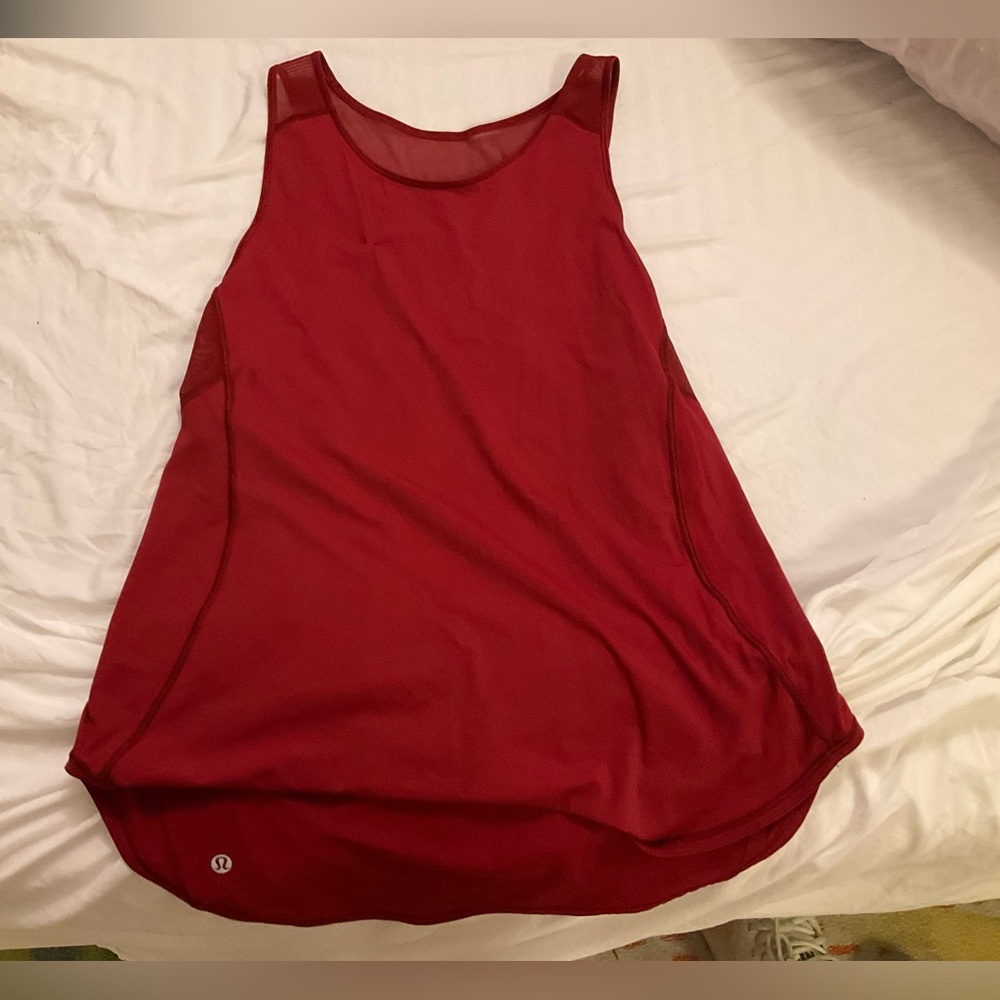 Lululemon red tank top